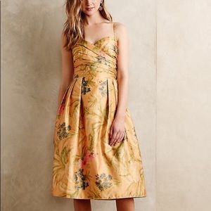 Anthropologie Floral Botanica Dress